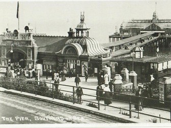 How/Why did the railway affect the growth of seaside towns?