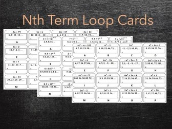 Nth Term Loop Cards