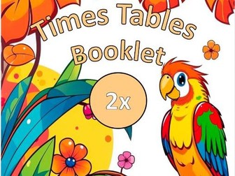 2x: Times Tables Practice Booklet