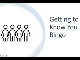 Getting to Know You Bingo, Icebreaker activity