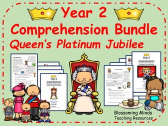 Queen's Platinum Jubilee Comprehension Bundle - Year 2