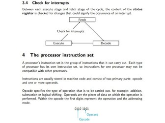 AQA 4.7.3 Processor & Components Notes