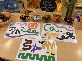 Spooky Wiggles Halloween Fine Motor Mats – EYFS Reception
