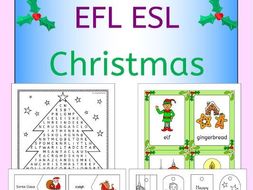 Christmas English Vocabulary Games Puzzles Cards And Activities