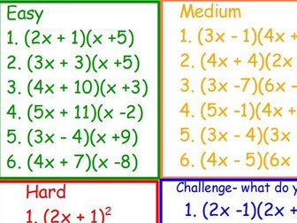 Expanding double brackets