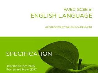 WJEC ENGLISH LANGUAGE IN WALES: PROOFREADING AND READING TASKS