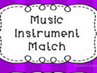 Music Instrument Matching Game