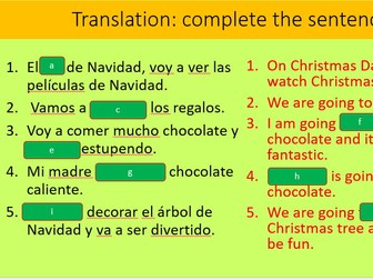 La Navidad- a mini topic
