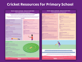 Cricket Resources for Primary Schools - Plan for Teachers