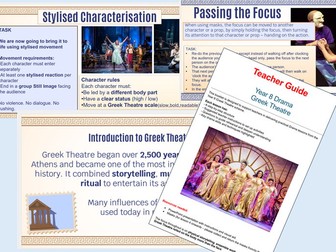 Greek Theatre Drama Scheme KS3