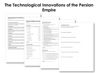 The Technological Innovations of the Persian Empire