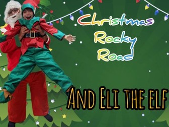 Santa cooks rocky road with eli the elf