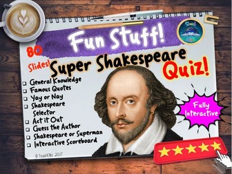 End of Year Shakespeare Quiz