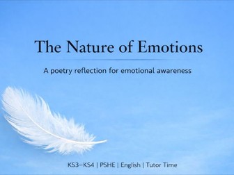 The Nature of Emotions – Short Poem on Unnamed Feelings (KS3–KS4 PSHE / English)