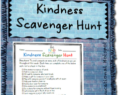 Kindness Scavenger Hunt (Pay it Forward) Template | Teaching Resources