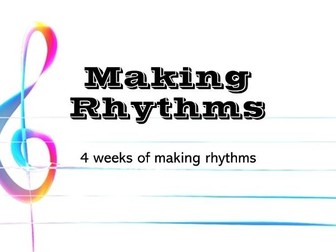 4 week music project- KS2/KS3