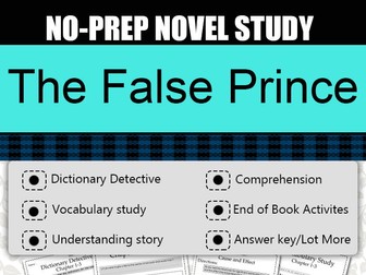 The False Prince Novel Study-Complete Novel Study.