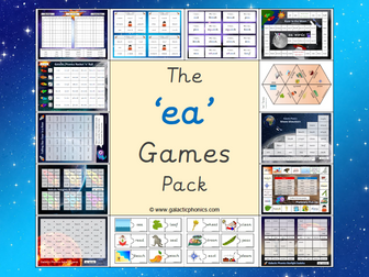 The 'ea' Phonics Games Pack