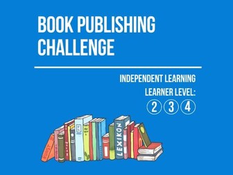Book Publishing Challenge - Taster