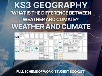 KS3 Geography - Weather and Climate Student Booklet