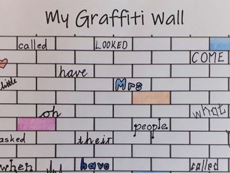 Graffiti Wall Spelling