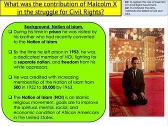 Civil Rights What was the contribution of Malcolm X in the struggle for Civil Rights?