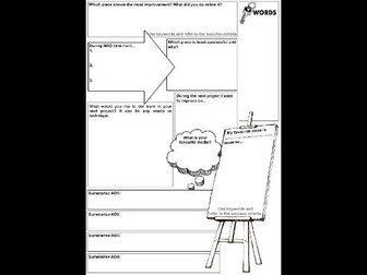 KS3/KS4 Art Project Evaluation (self assessment)
