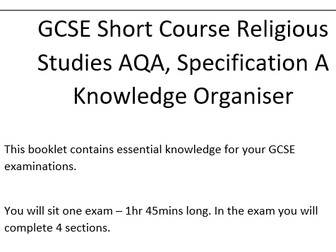 GCSE Short Course Religious Studies AQA, Specification A Knowledge Organiser