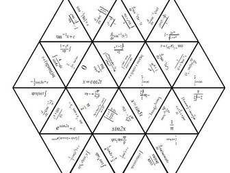 Tarsia puzzle Trig Calculus A-Level