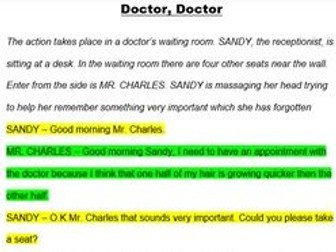 Doctor, Doctor - A short play / short script