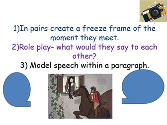 Highwayman Speech Slides and Activity Sheet