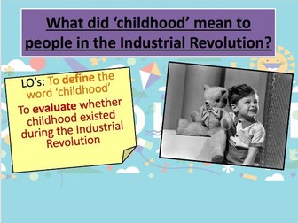 Did childhood exist in the Industrial Revolution?