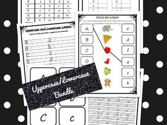 Capital/uppercase/lowercase letters bundle!