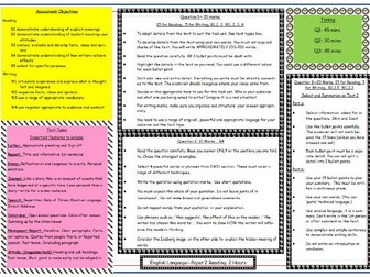 IGCSE English Language Learning Mat (Extended Paper 2 and 3 CIE)