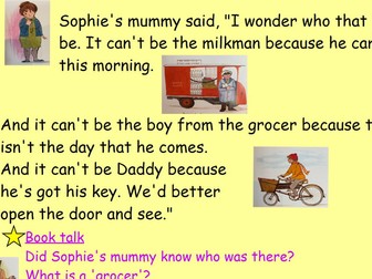 The Tiger Who Came to Tea- Week's worth of reading lessons (need activinspire)