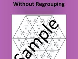 2-digit Addition Without Regrouping (1) – Math puzzle