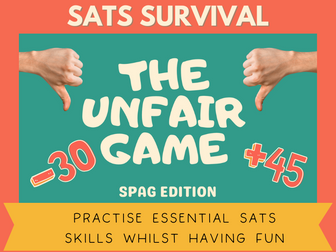 Year 6 SPAG Game:  The Unfair Game