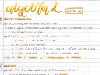 A Level AQA Maths - Chapter 12: Algebra 2