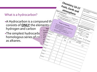Edexcel CC16-17/SC20-21 revision ppts & worksheets