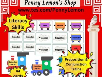 Preposition & Conjunction Trains