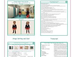 Present Simple Tense Verb Be Video and Worksheet
