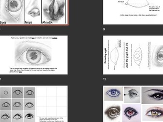 FACIAL FEATURES - Including steps