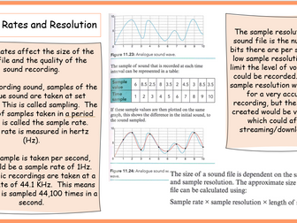 Sound and Video Revision A Level