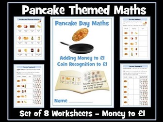 Pancake Day Money Worksheets