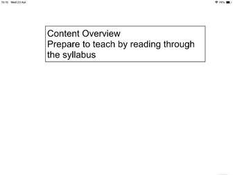 Business Content Overview