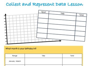 Year 3 Statistics - Collect and Represent Data Lesson