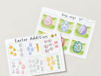 Easter Addition Match