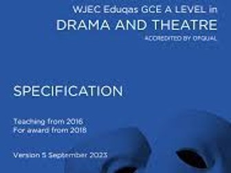 Eduqas A Level Drama Section A 'Saved' Revision Map
