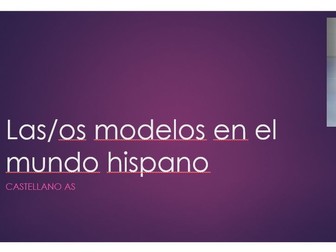 AS/ A-Level - The role of models in Hispanic Society