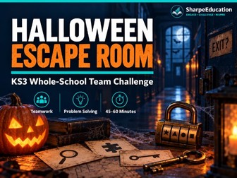 Halloween Escape Room | KS3 Whole-School Team Challenge